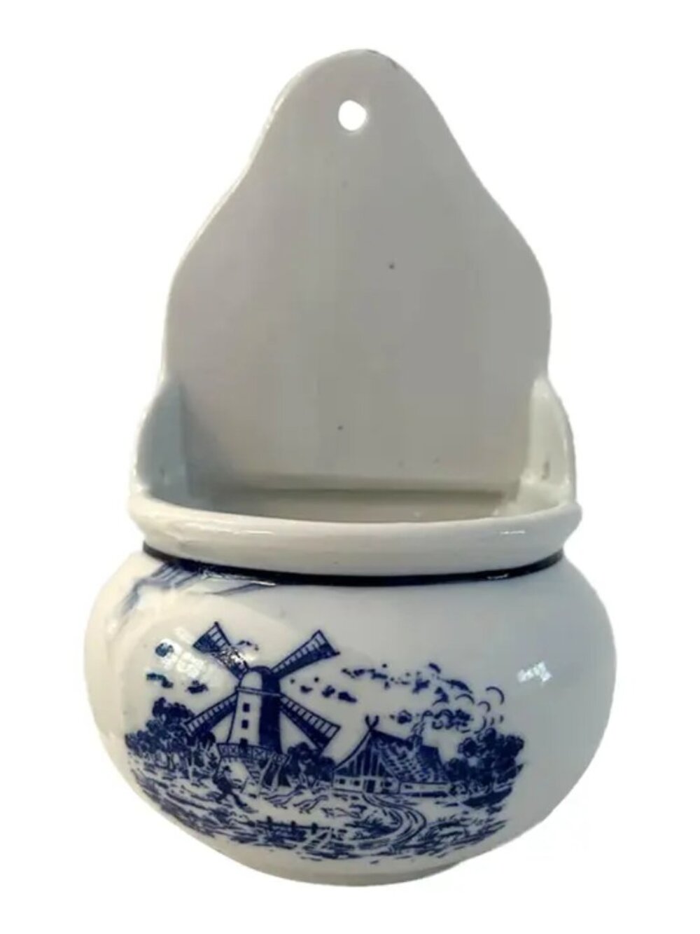 Vintage Delft Design Ceramic Wall Pocket